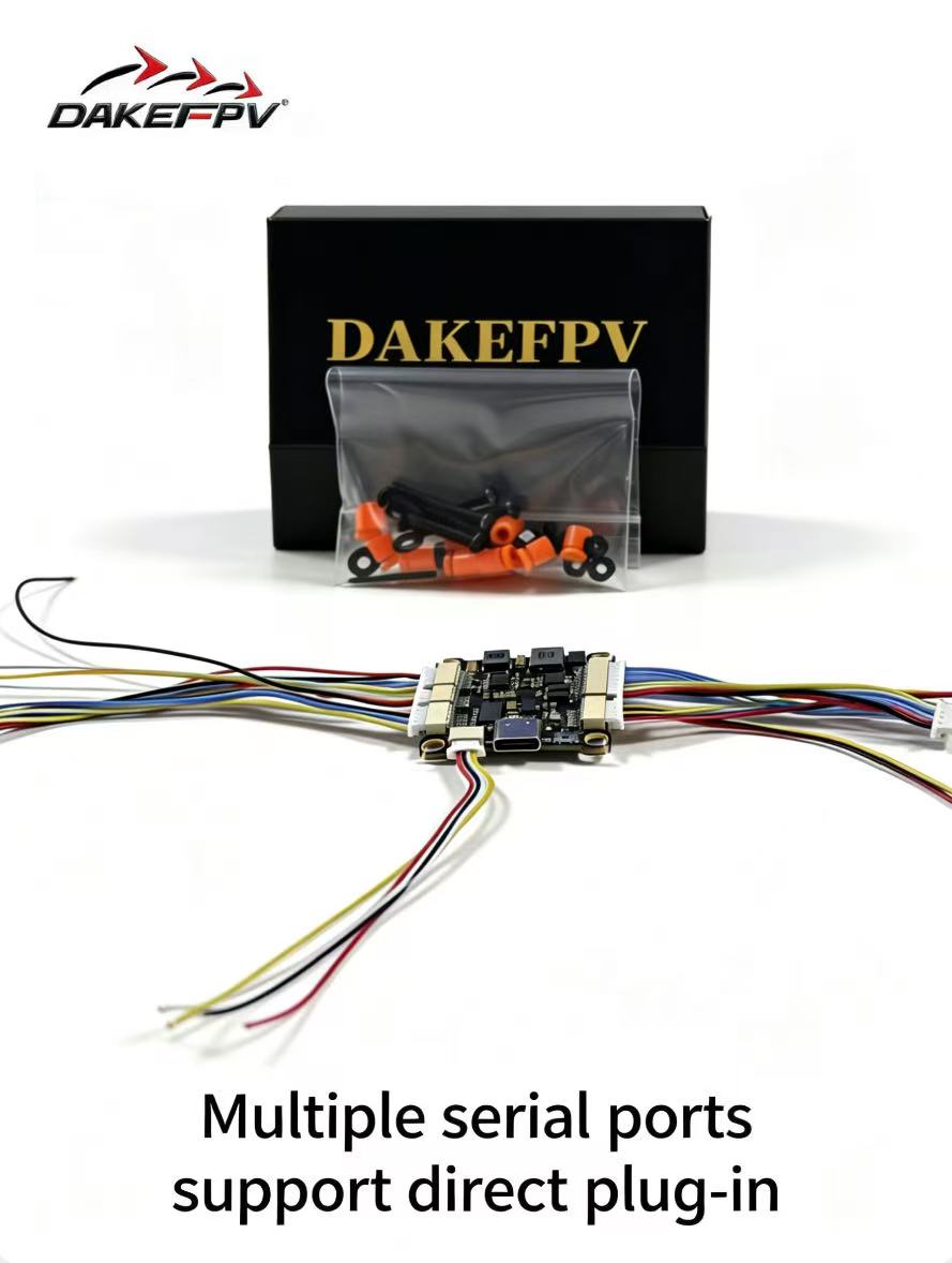 Drone Racing Flight Controller - DAKEFPV H743 Pro フライトコントローラー Bluejay 4-in-1