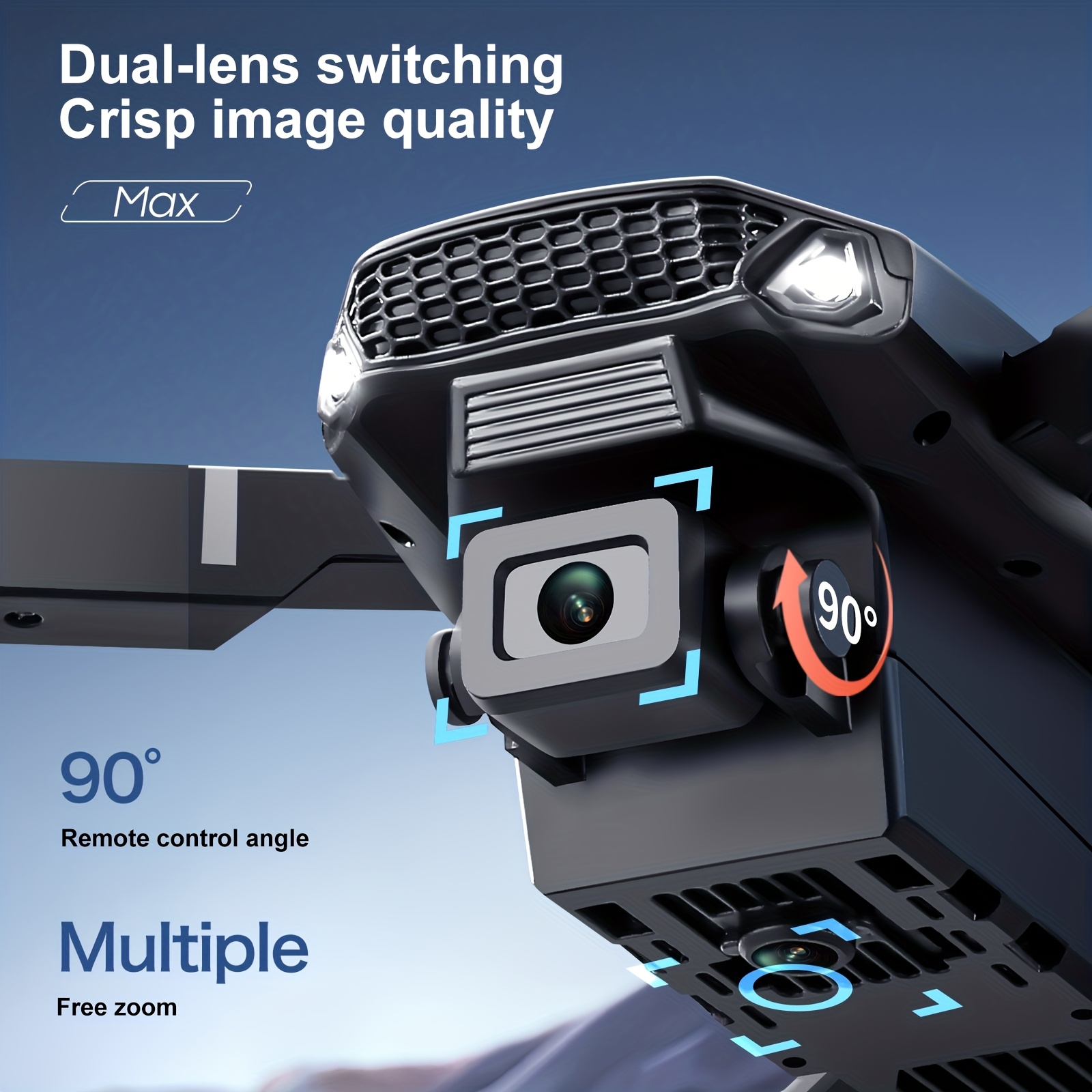 2026年型、デュアルカメラ搭載、8Kスクリーンリモコン、予 - Drone Racing Camera のレビューと価格