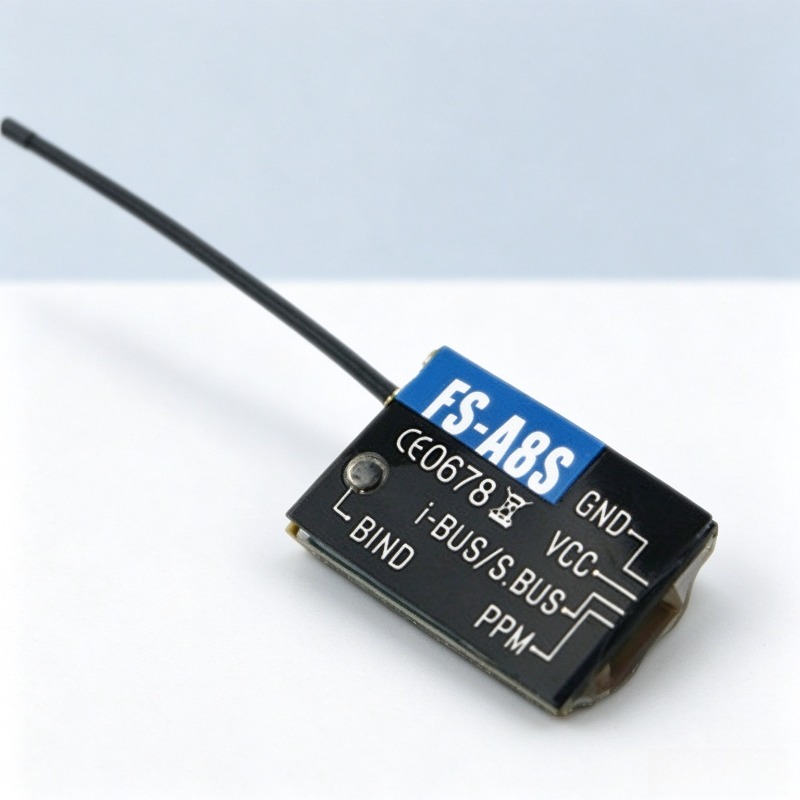 FS-A8S 2.4G 8チャンネル ミニRC受信機。PPM - Drone Racing Receiver のレビューと価格